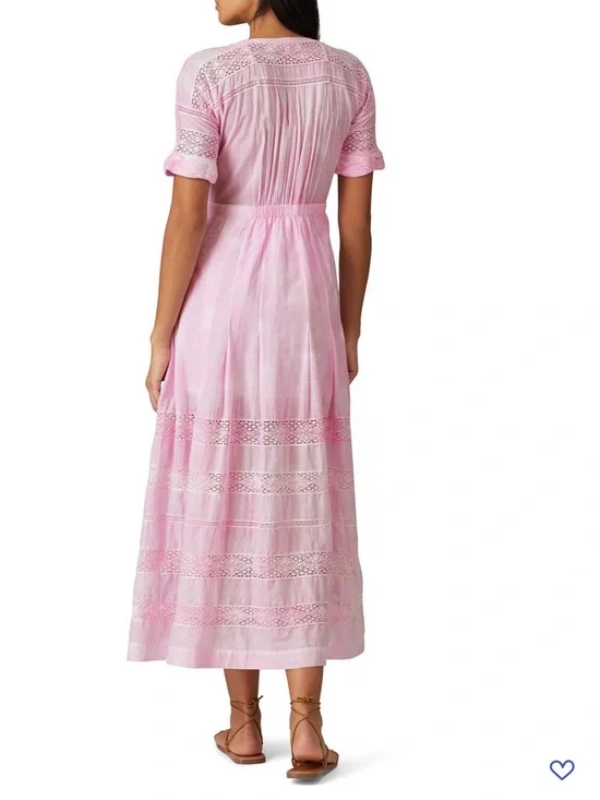 Love Shack Fancy Pink Edie Dress - Picture 2 of 6